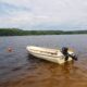 Prodám rybářkou(rekreační) loď Lipno 405cm s motorem MERCURY 5hp