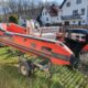 Značkový RIB 4,2m LOMAC s motorem MERCURY 30HP, 4T + vlek