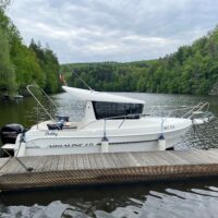 Aqualine 645 + Mercury F 150 L EFI a lodním vlekem Tema Boat 20 - POUŽITÁ TOP STAV!