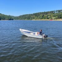 Nová loď Szymanski 430 + MercuryF5