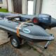 PRODÁM NAFUKOVACÍ ČLUN BUSH SKATE 380 S s motorem YAMAHA 15HP (4T)